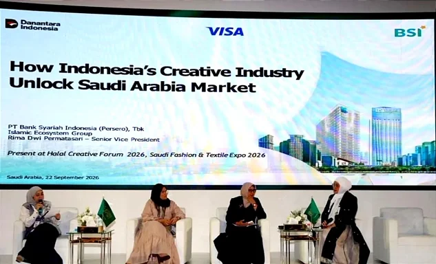 Gandeng ITPC Jeddah, BSI Unjuk Gigi Bawa Nasabah UMKM di Saudi Fashion & Tex Expo 2026